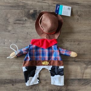 Cowboy Dog Cat Front Walking Halloween Costume Medium NWT Frisco